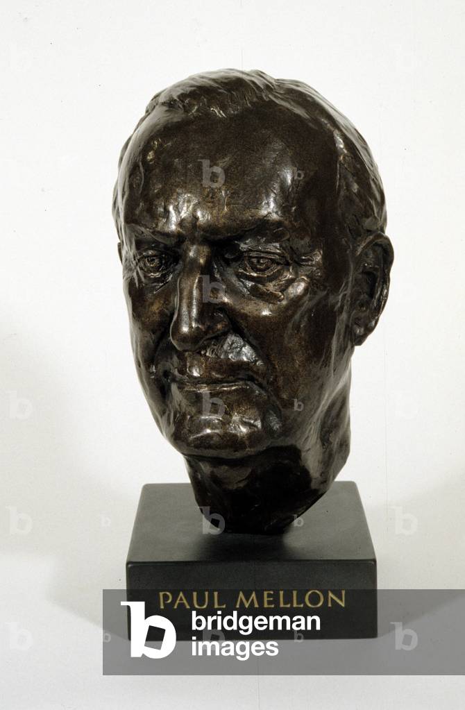 "Paul Mellon", 1984 von Tessa Pullan, b/w