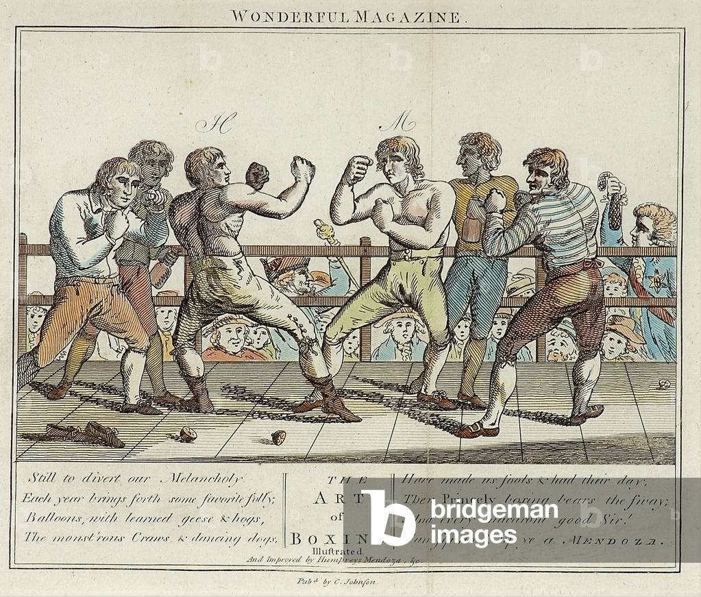 The Art of Boxing (colour litho)