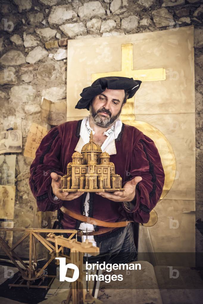 Civil and military customs and customs: Inventor Studio, Castel Beseno, Trento, Italy (photo)