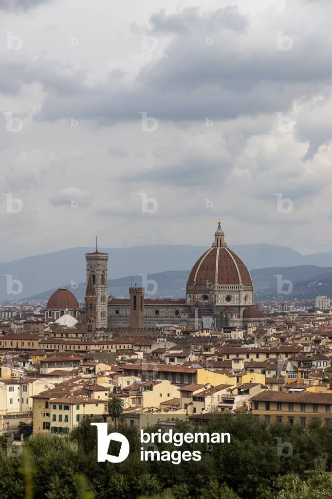 Panorama on the historic center, Florence, Tuscany, Italy, 2020 (photo)