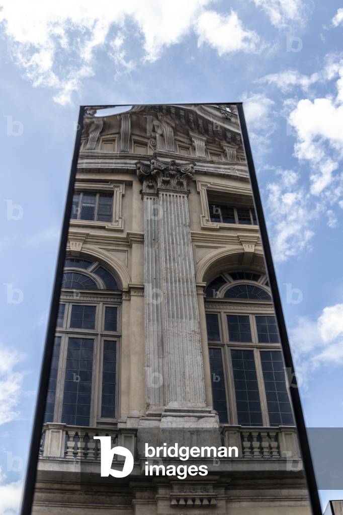 Piazza castello: Palazzo Madama reflesso, Turin, Piedmont, Italy, 2020 (photo)