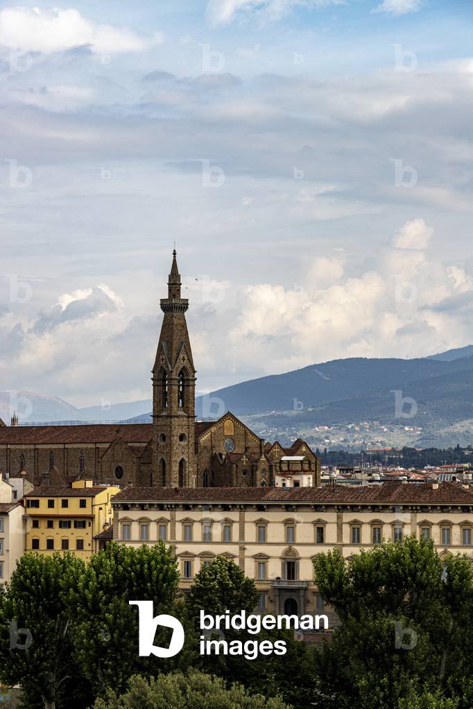 Basilica di Santa Croce, Florence, Tuscany, Italy, 2020 (photo)