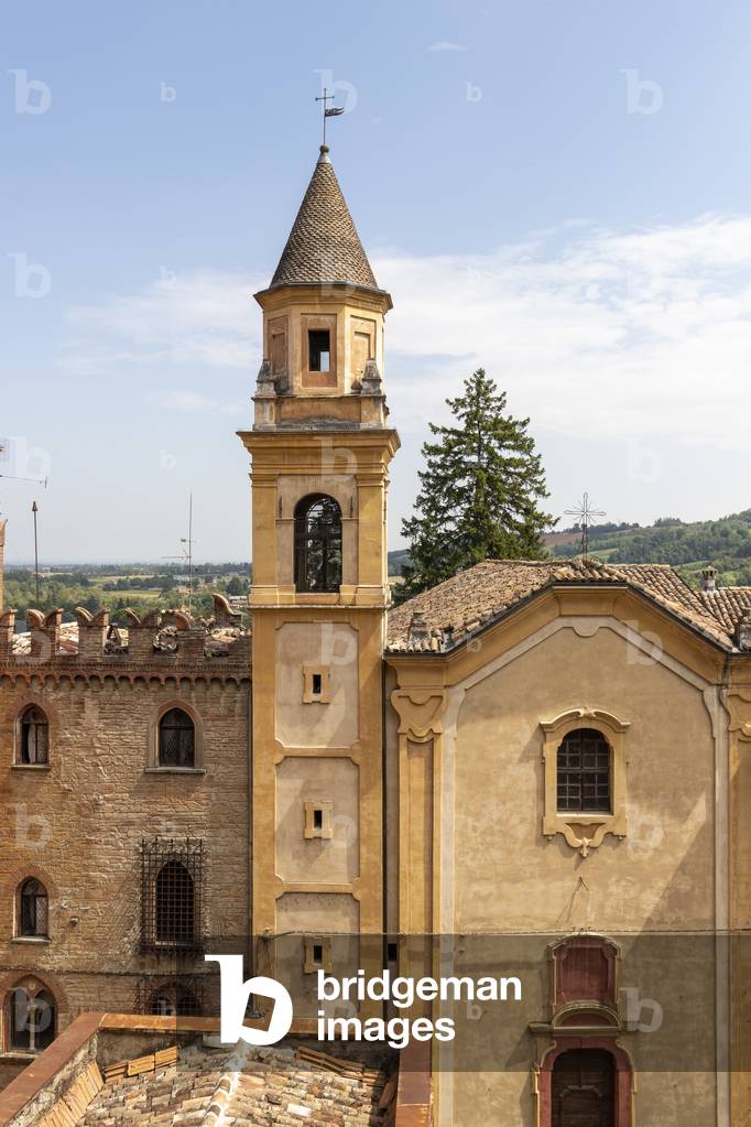 church of Santo Stefano, Castell'Arquato, Piacenza, Emilia Romagna, Italy, 2020 (photo)