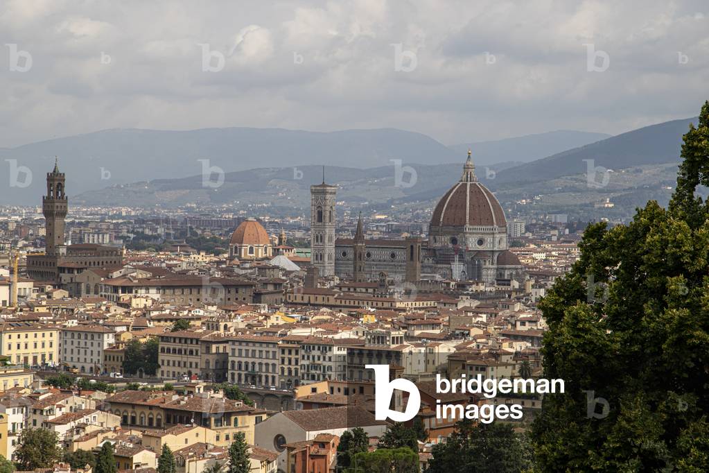Panorama on the historic center, Florence, Tuscany, Italy, 2020 (photo)