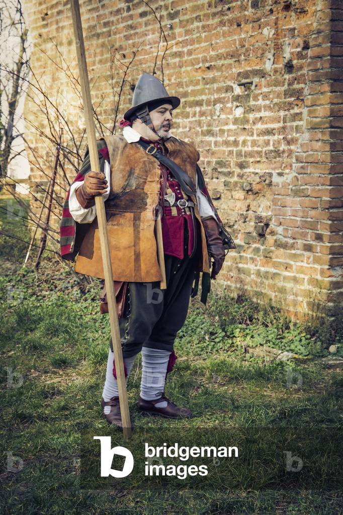 Portrait of pikekeepers, Thirty Years Wars: armies operating in Italy, Novi Ligure, Piedmont, Italy (photo)