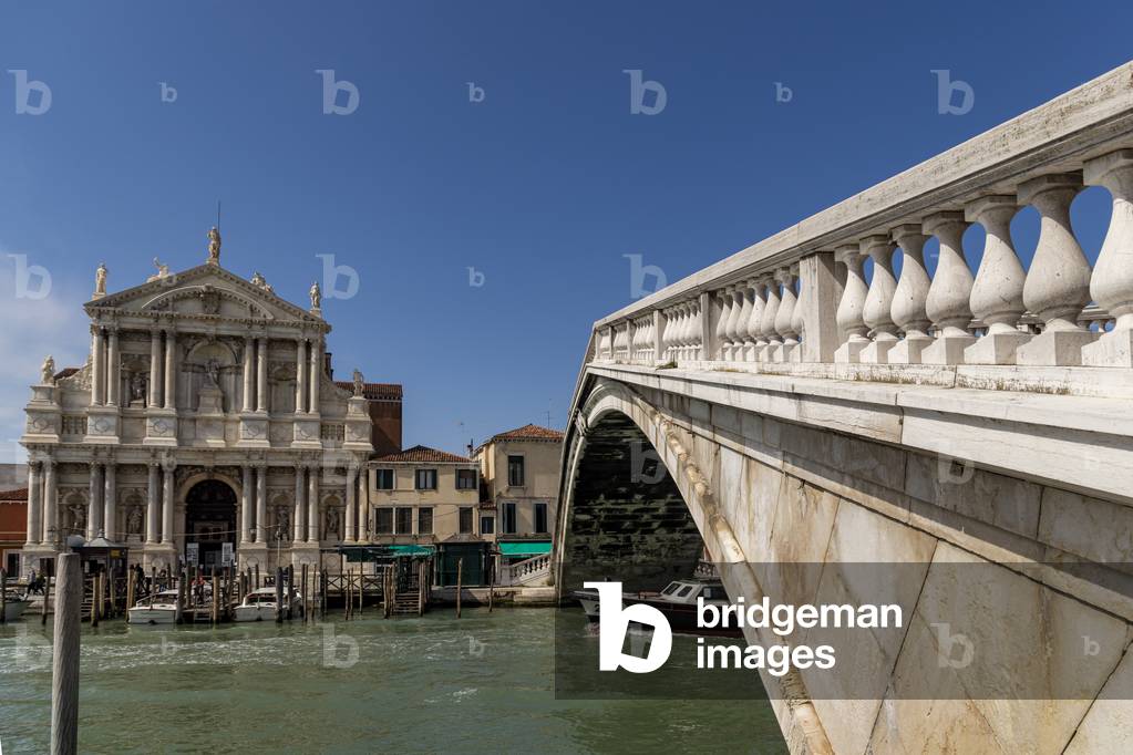 Chiesa degli Scalzi e Ponte degli Scalzi, Venice, Italy (photo)
