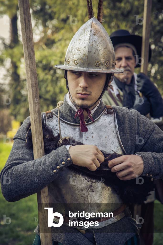 Portrait of pikekeepers, Thirty Years Wars: armies operating in Italy, Novi Ligure, Piedmont, Italy (photo)