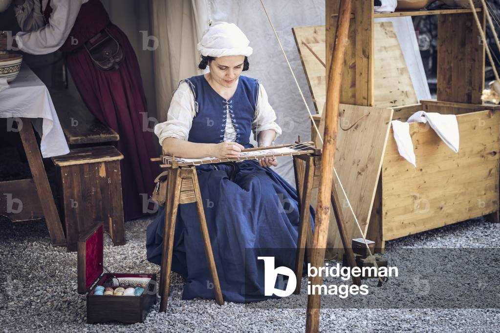 Civil and military customs and customs: Work on the chassis., Castel Beseno, Trento, Italy (photo)