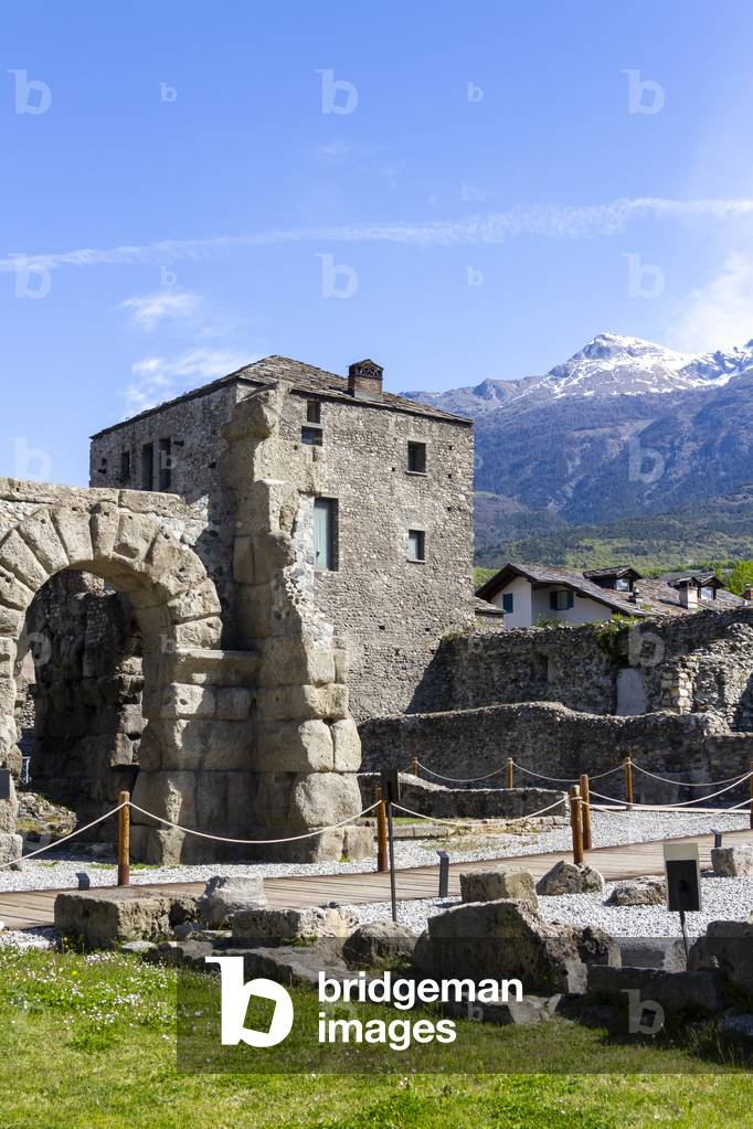 Roman Theatre, Aosta, Aosta Valley, Italy (photo)
