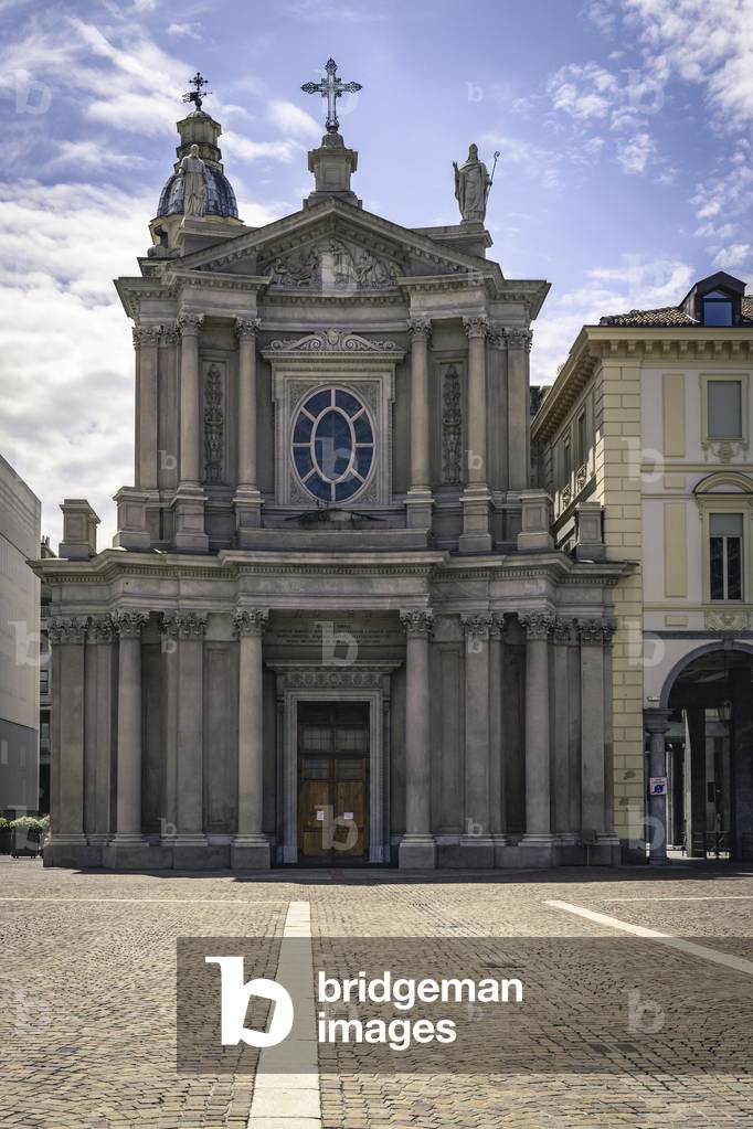 Piazza San Carlo, church of San Carlo Borromeo, Turin, Piedmont, Italy, 2020 (photo)