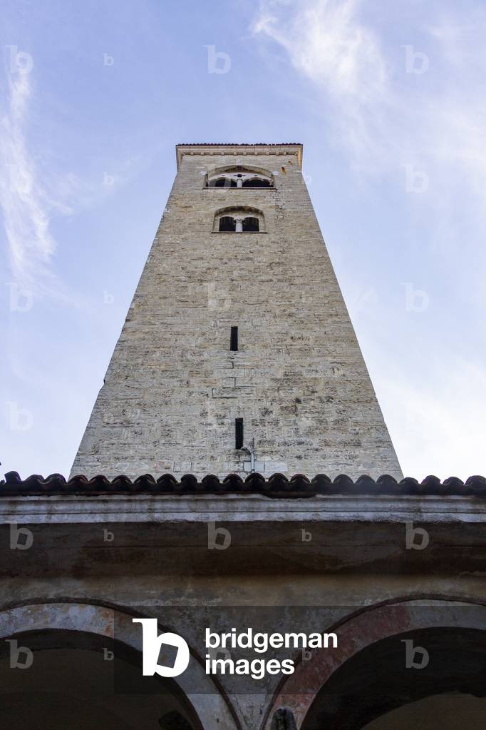 Church of San Francesco (13th century), The bell tower, Brescia, Lombardy, Italy, 2019 (photo)