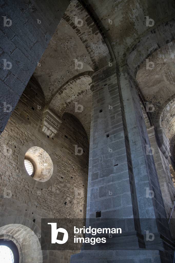 Staircase of the dead, Sacra di San Michele, Turin, Italy, 2020 (photo)