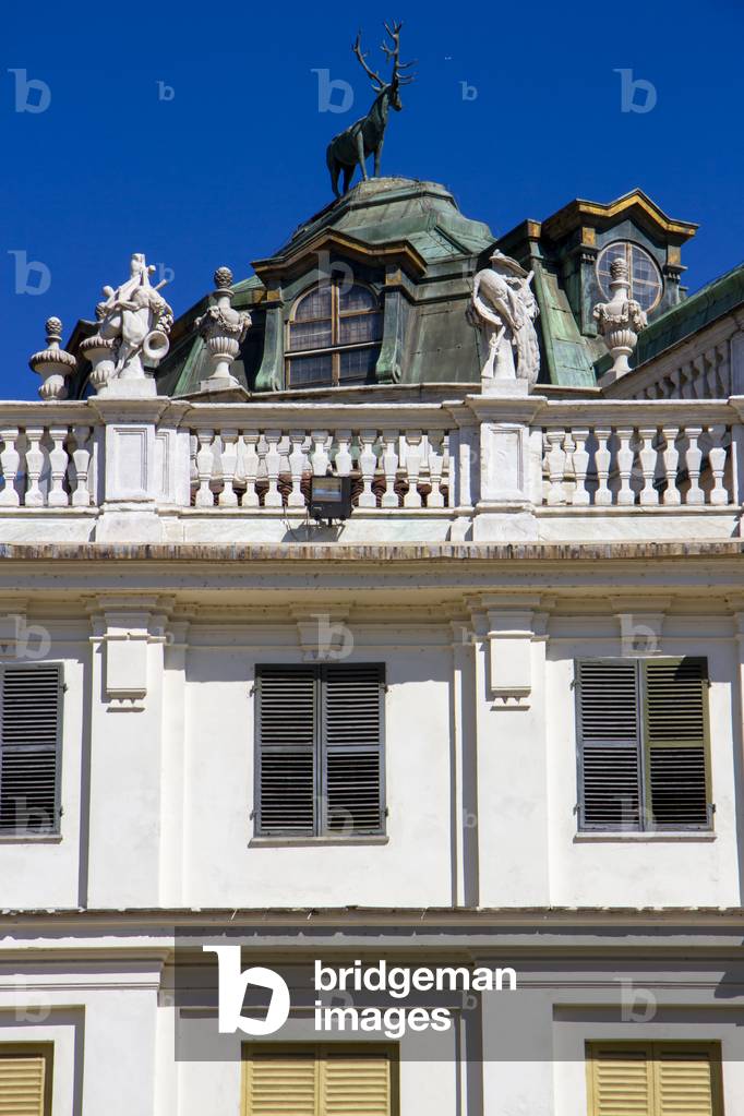 Outdoor spaces, Hunting Hall of Stupinigi, Nichelino, Turin, Piedmont, Italy (photo)