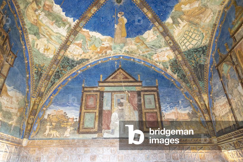 Castello di Torrechiara, Camera d'Oro, Parma, Emilia Romagna, Italy, 2020 (photo)