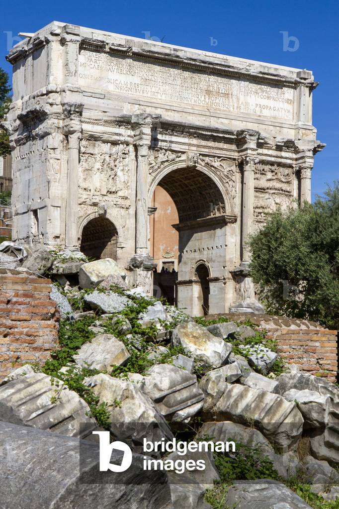 Arch of Septimius Severo, Rome, Italy (photo)
