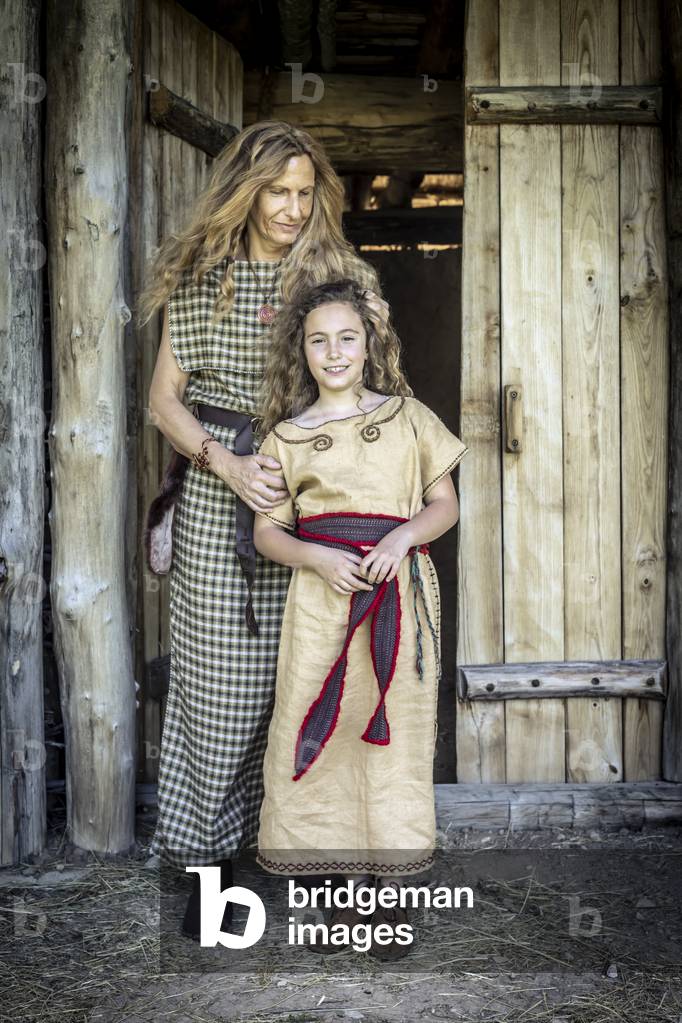 Iron Age, Daily Life in Cisalpine Gaul: A bena and a born, Valdieri, Cuneo, Piedmont, Italy, 2020 (photo)