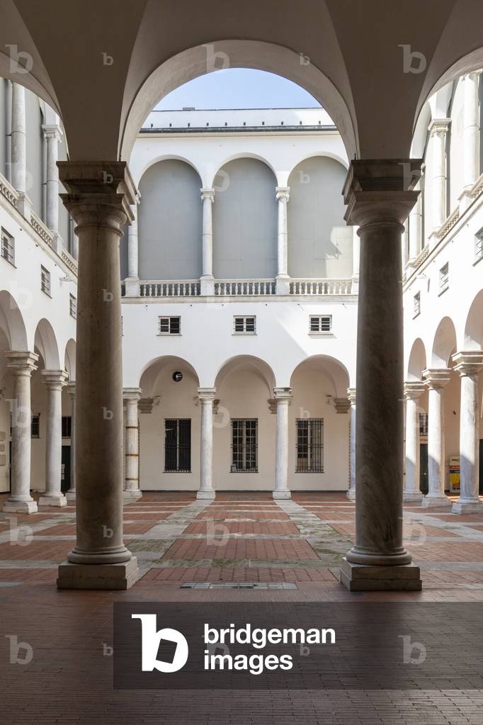 Palazzo Ducale, Il cortile maggiore, Genoa, Italy, 2020 (photo)
