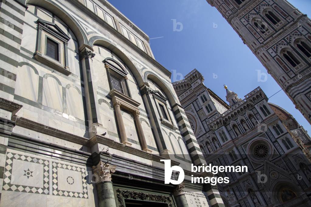 Cathedral of Santa Maria del Fiore and Baptistery, Piazza del Duomo, Florence, Italy (photo)