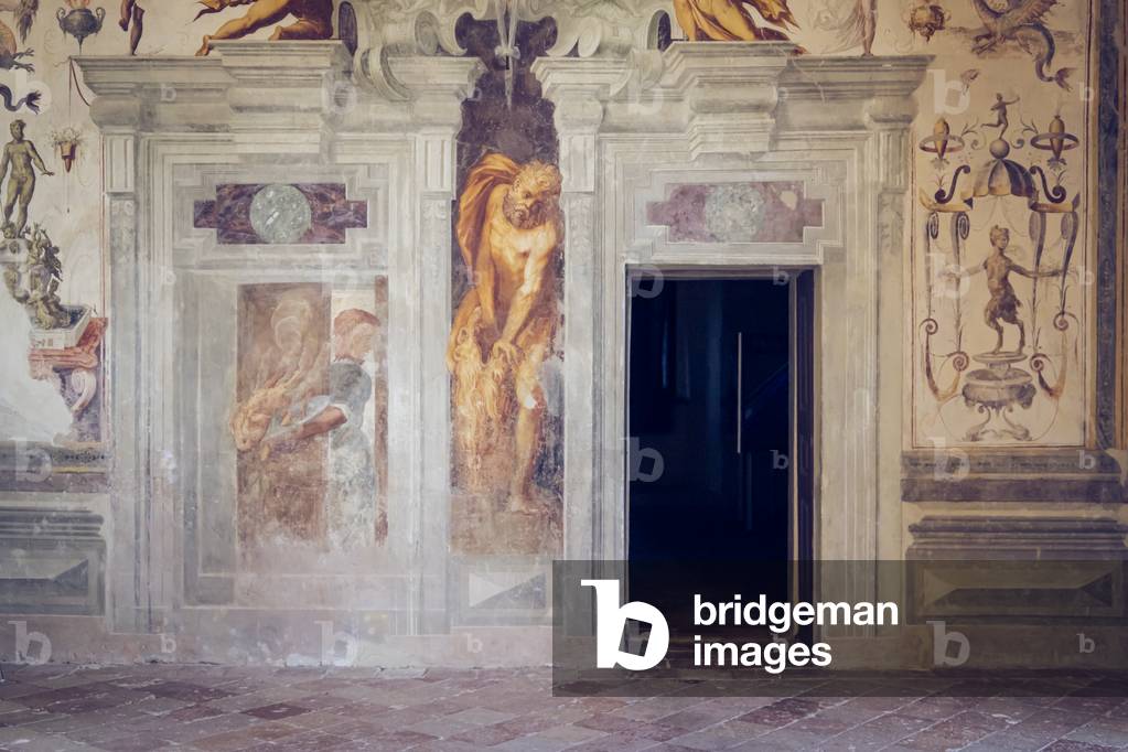 Castello di Torrechiara, Salone dei Giocolieri, Parma, Emilia Romagna, Italy, 2020 (photo)