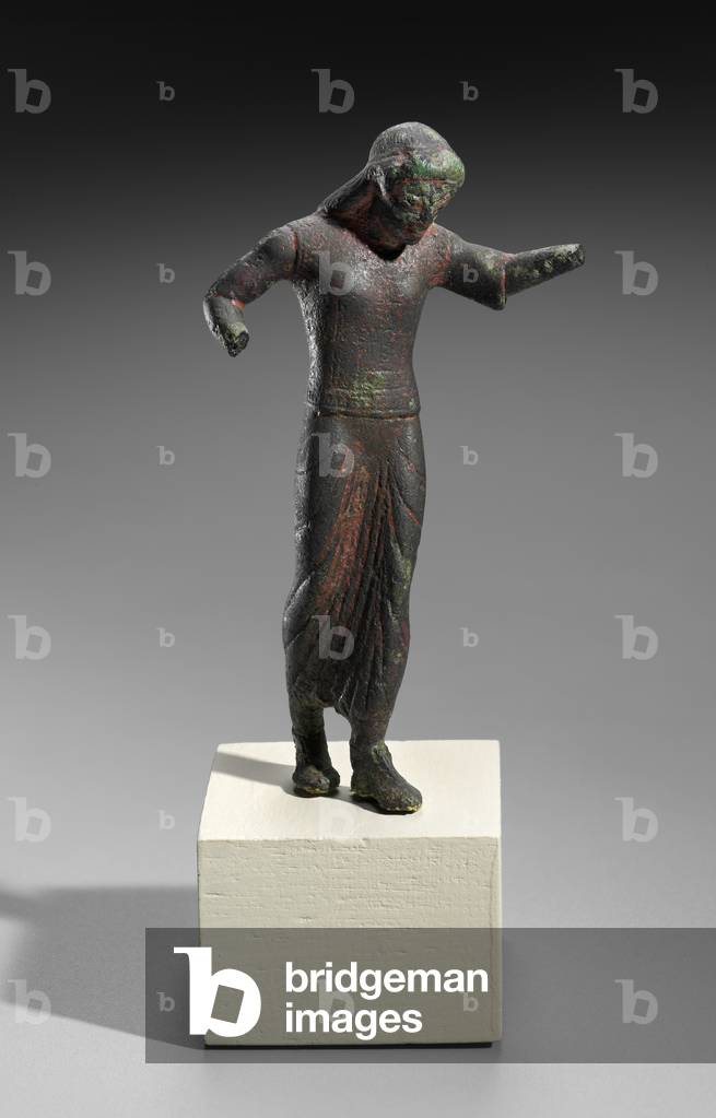 Figurine of a dancing maenad, c.480 BC (bronze)