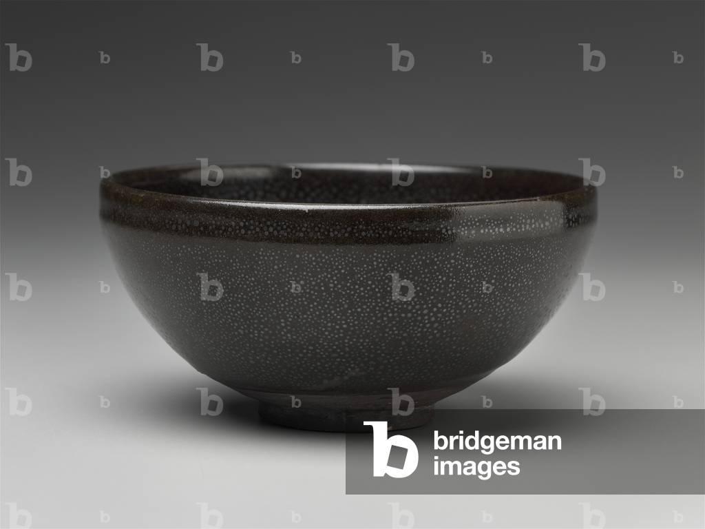 Bowl with oil spot glaze (stoneware)