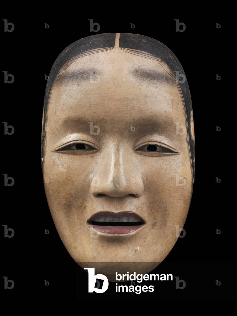 No mask of the Fukai type (Japanese cypress) 