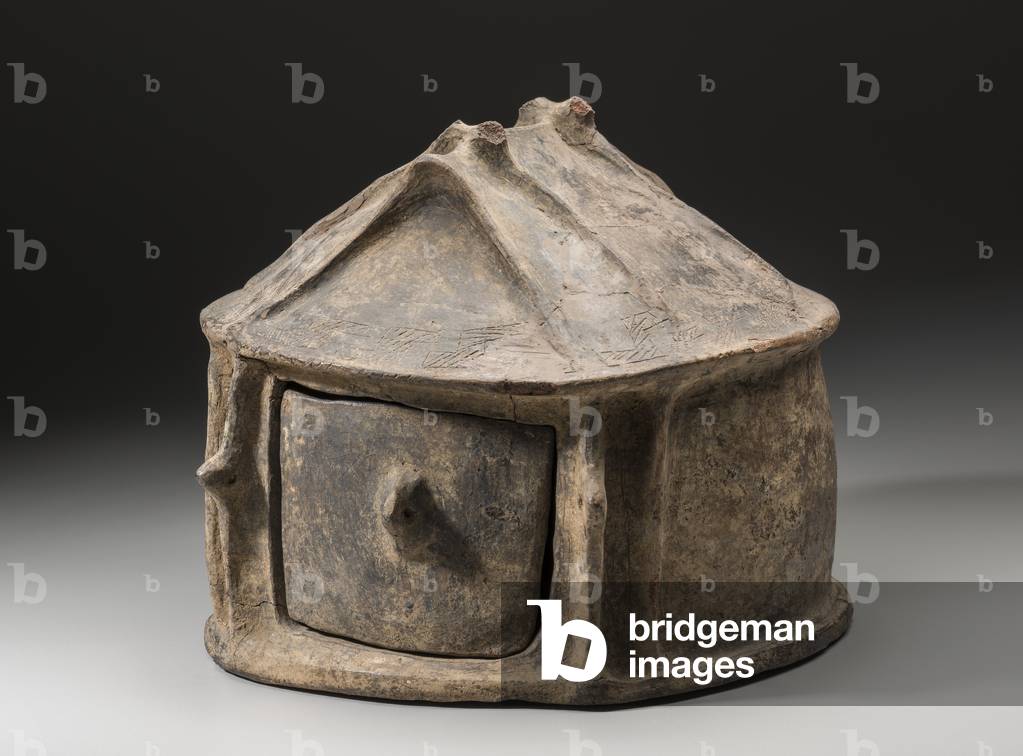 Oval hut urn (terracotta) 