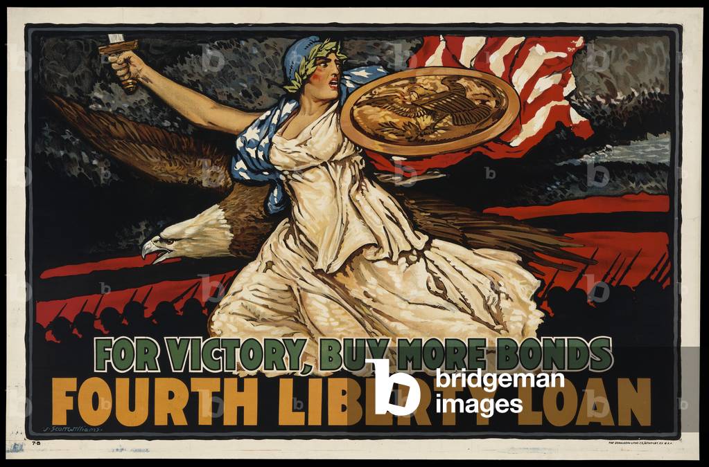 For Victory, Buy More Bonds-Fourth Liberty Loan, 1918 (colour litho)