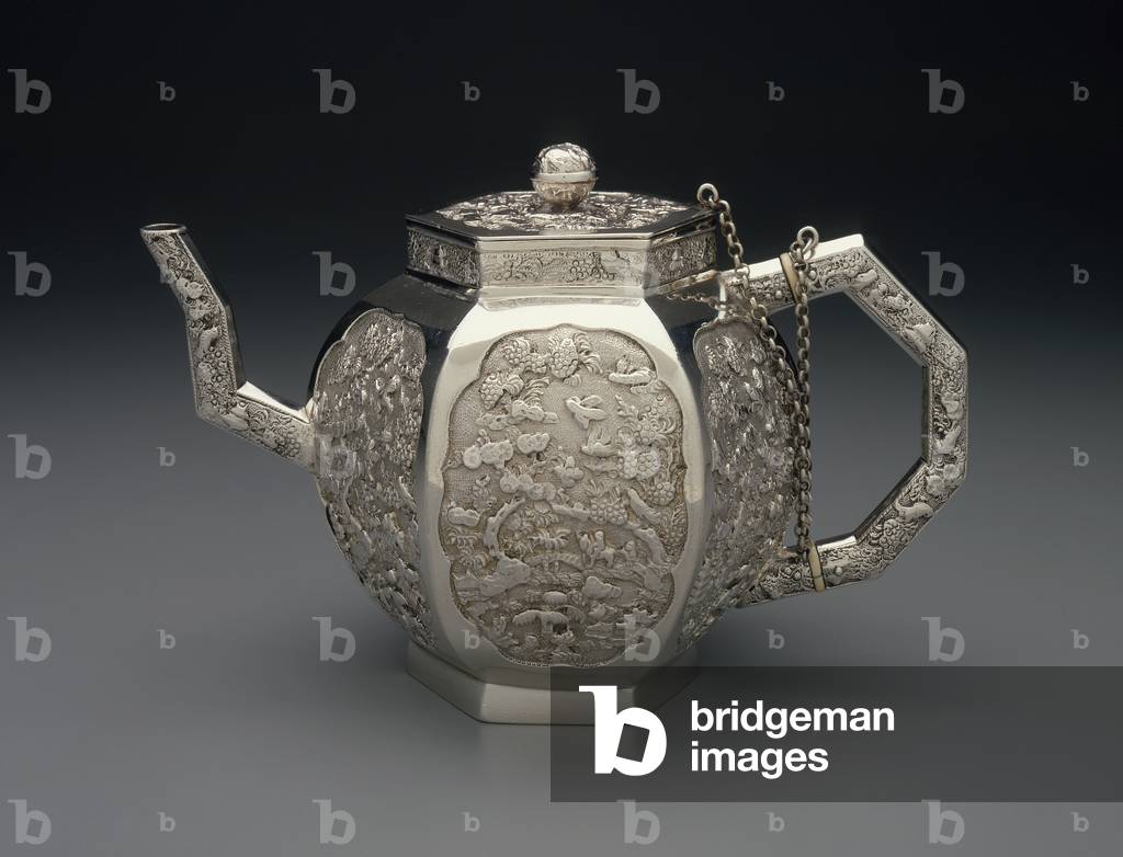 Teapot, 1814-15 (silver & ivory)