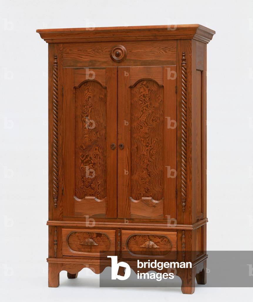 Wardrobe, c.1870 (southern yellow pine)