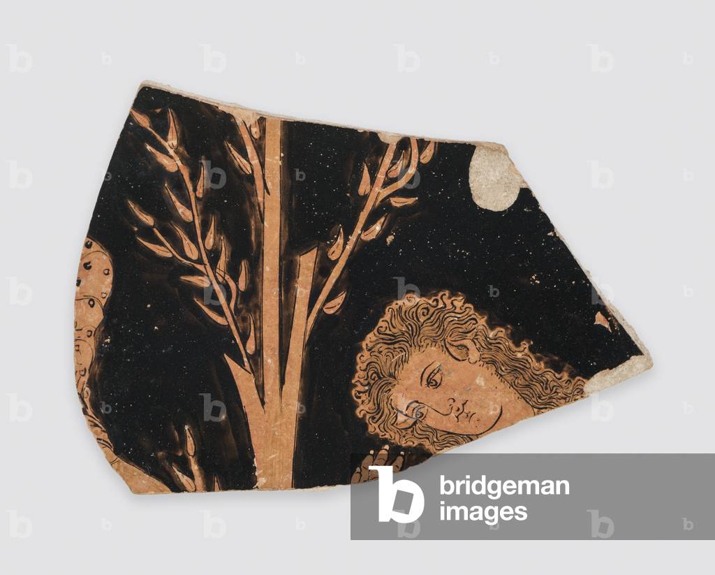 Fragment of a krater, 390-380 BC (ceramic)