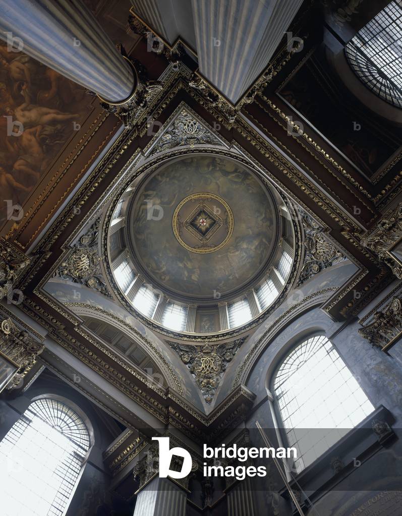 View up into the West Tower dome (photo)