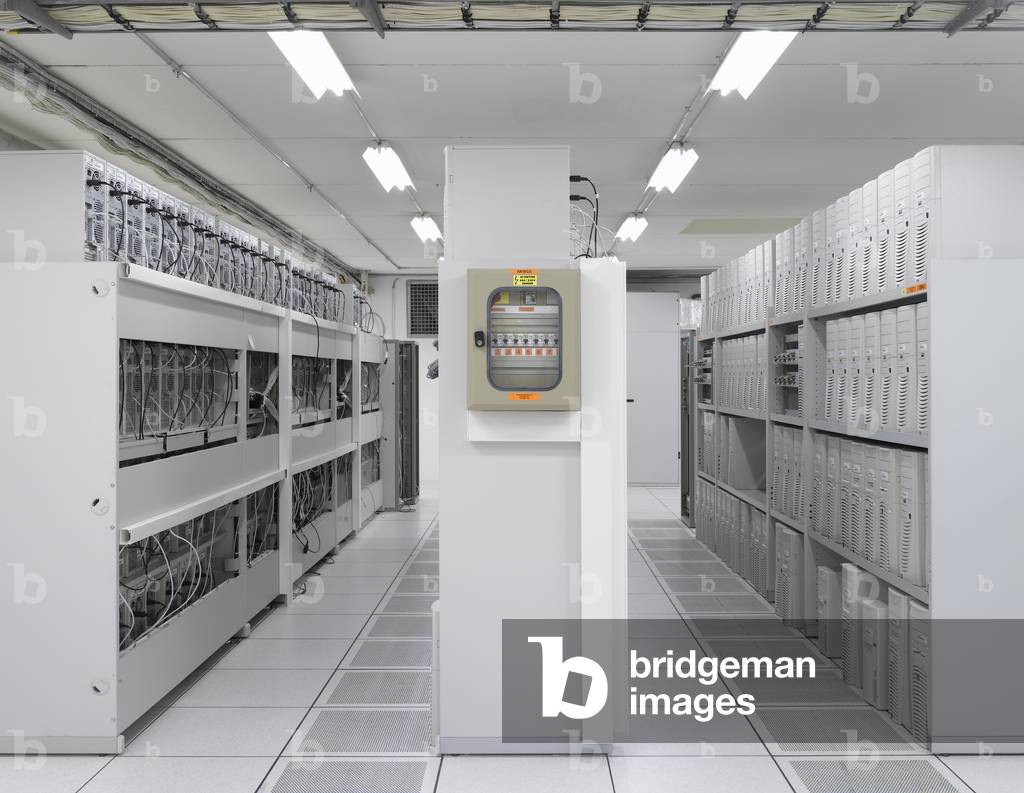 Computer Farm, European Organization for Nuclear Research, Geneva, Switzerland (photo)