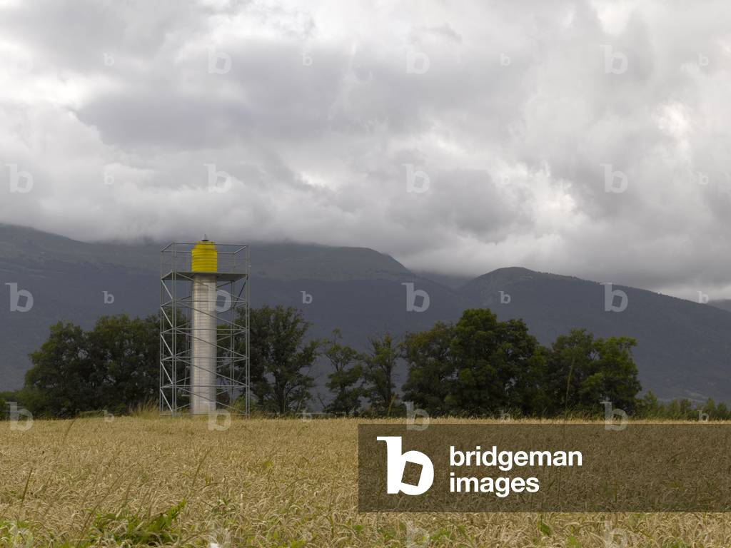Landscape with vent, European Organization for Nuclear Research, Geneva, Switzerland (photo)