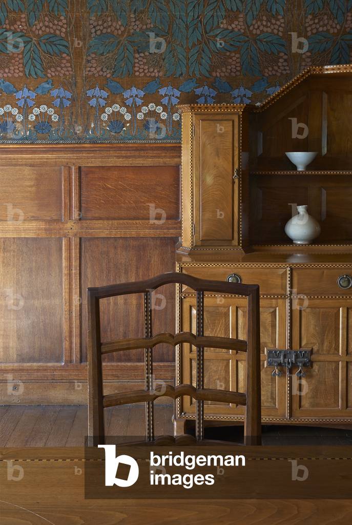 Chair and sideboard, Blackwell House, Blackwell House, Bowness on Windemere, UK, 2014 (photo)