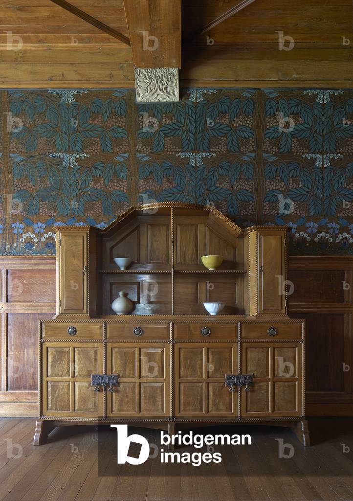 Sideboard in English Walnut and ebony, Blackwell House, Bowness on Windemere, UK, 2014 (photo)