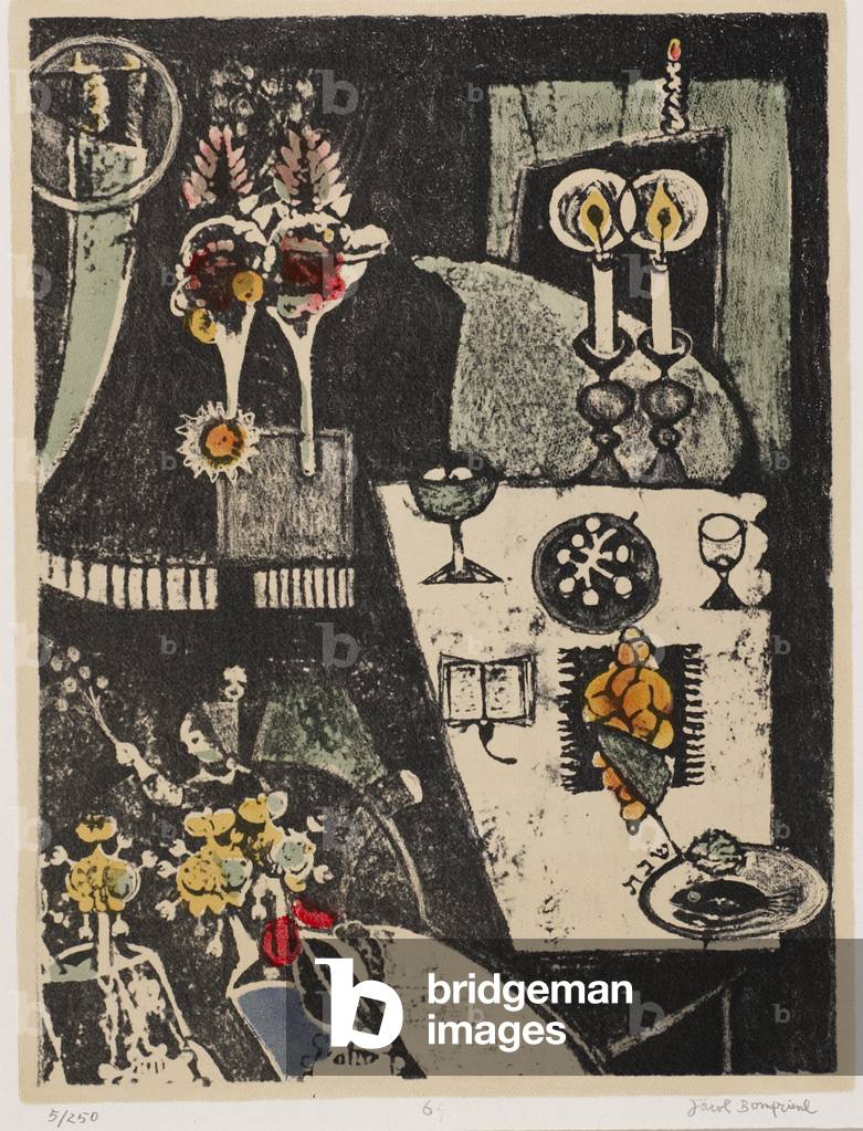 Sabbath, 1957 (colour litho)