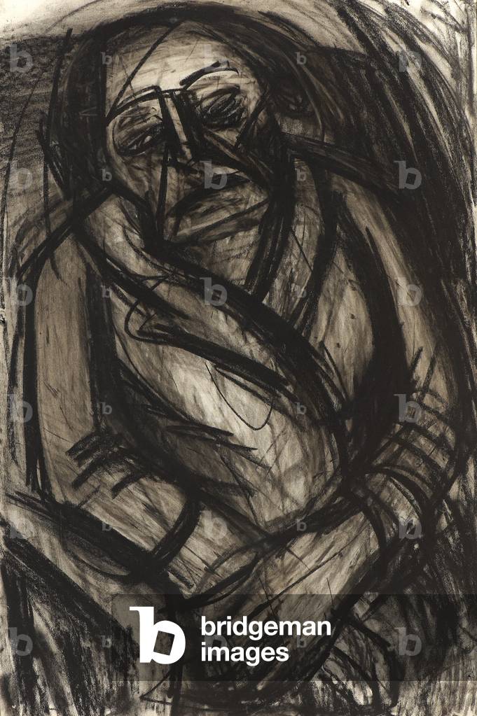 Portrait of NM Seedo, c.1957 (charcoal on paper)