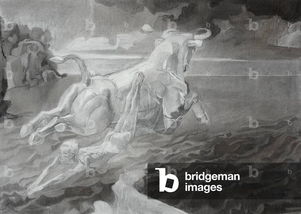 Abduction of Europa, 2006 (pencil & charcoal on paper)