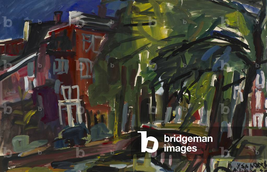 Amsterdam, 1964 (gouache on paper)