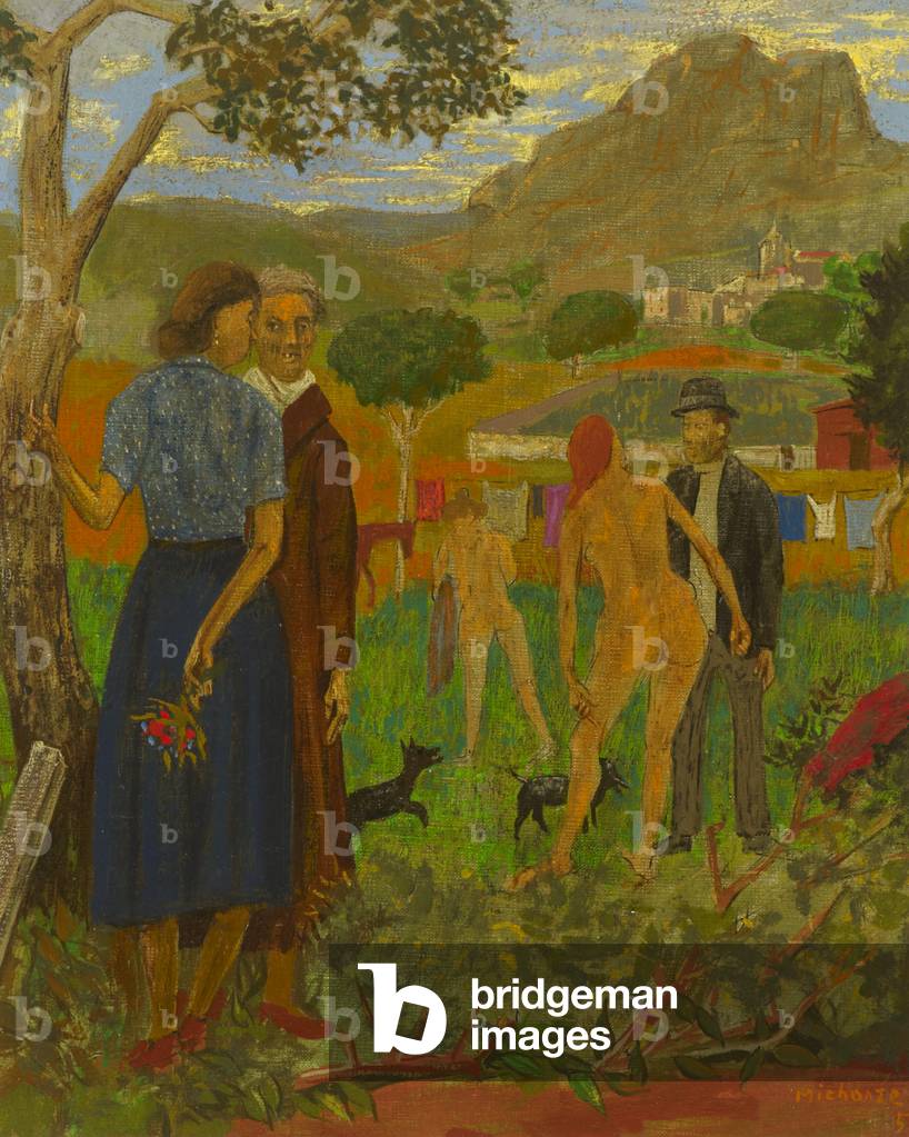 Village People, 1952 (oil on canvas)