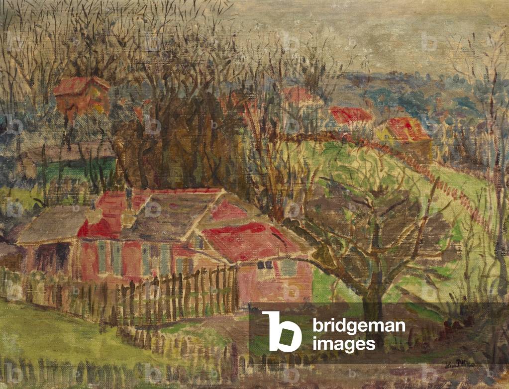 Cottages in the Country, 1932 (oil on canvas)