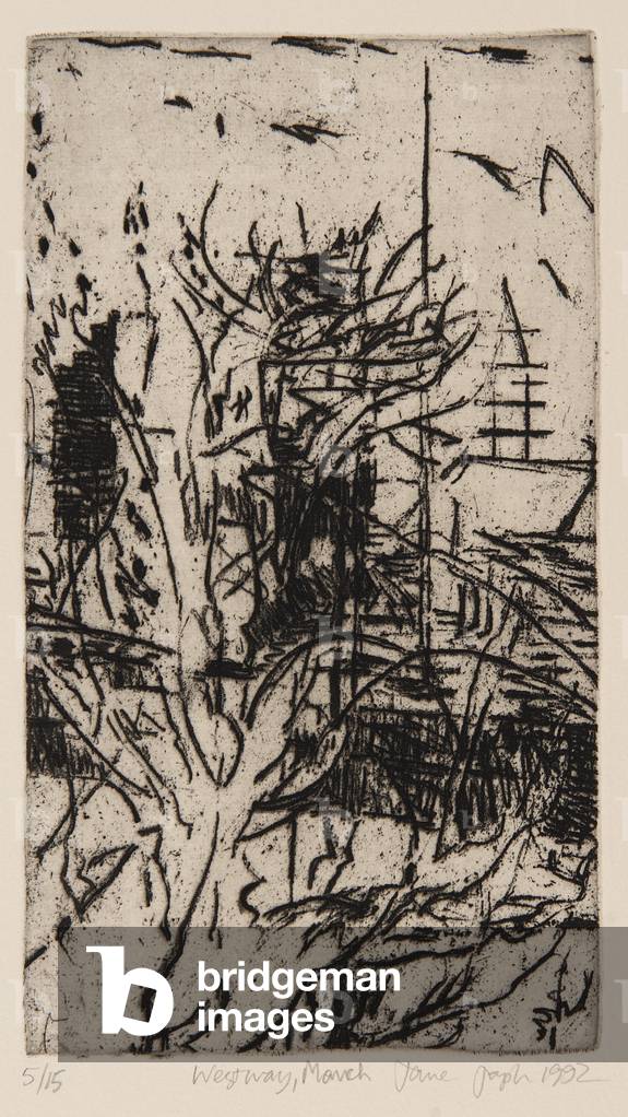 Westway, March, 1992 (etching)