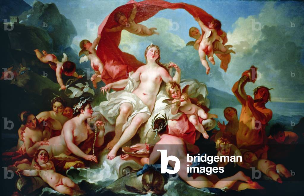 Der Triumph von Amphitrit (Öl auf Leinwand)