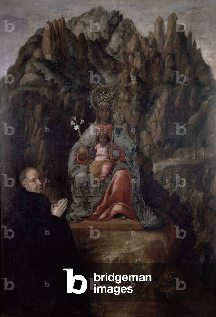 The Virgin of Montserrat (oil on canvas)