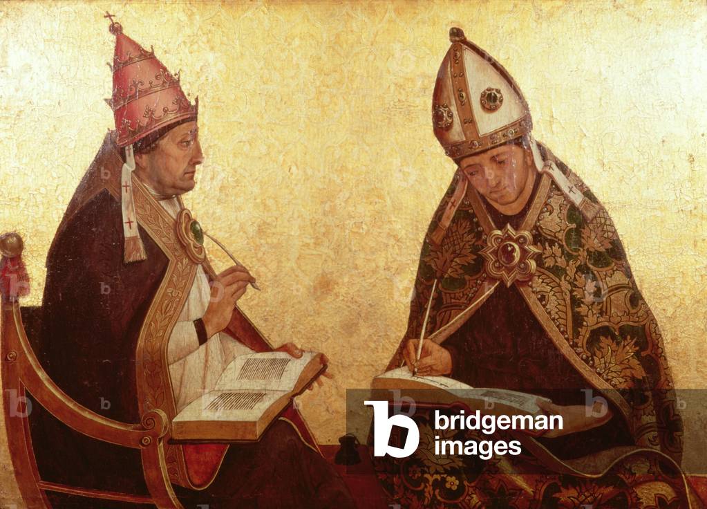 St. Gregory and St. Augustine, c.1510 (tempera and gold on panel)