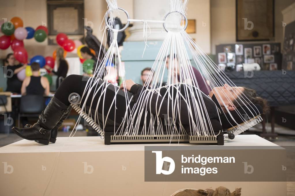 Cherophobia - by Noemi Lakmaier. 8th September 2016 - St Leonards Chirch, Shoreditch, London, UK.