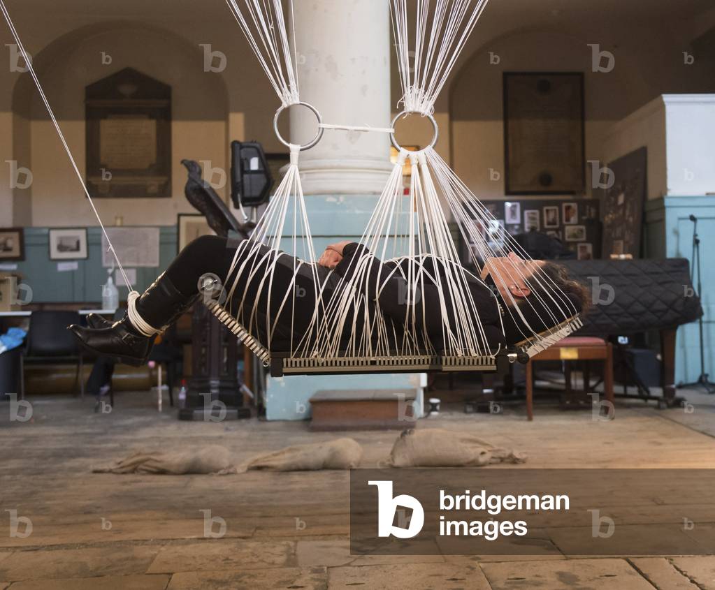 Cherophobia - by Noemi Lakmaier. 8th September 2016 - St Leonards Chirch, Shoreditch, London, UK.