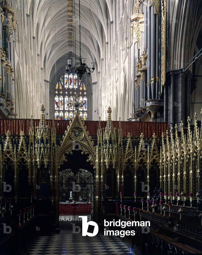 Interior of Westminster Abbey, London (photo)