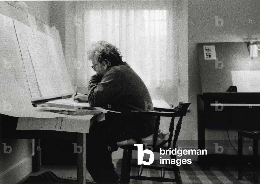 Birtwistle Harrison Composing, 1997 (photo)